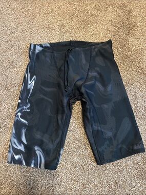 TYR Men's Black Performance Swim Jammers 32
